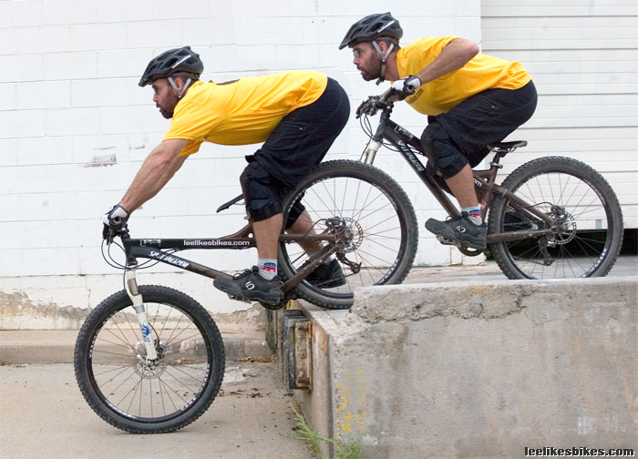 Riding steep drop-ins safely - Lee Likes Bikes